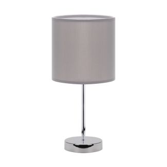 Lampka stołowa ANGES GREY E14 40W szary/chrom STRUHM 03147