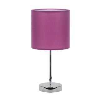 Lampka stołowa ANGES PURPLE E14 40W fiolet/chrom STRUHM 03148
