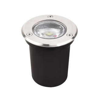 Oprawa najazdowa okrągła GAWRA LED 4200K 400lm IP67 6W srebrny matowy chrom STRUHM 03247
