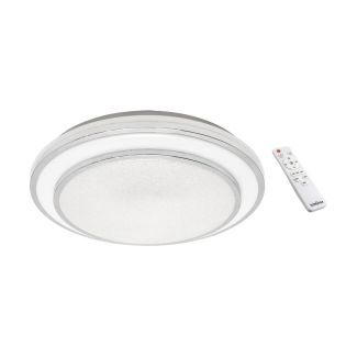 Oprawa plafon LED GLORIA lampa ściemnialna z pilotem 48W 4200K 3400lm 160° IP44 biała STRUHM 03727