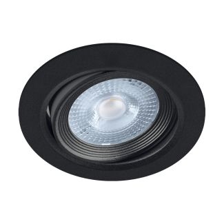 Oprawa downlight LED MONI lampa wpuszczana 5W 4000K 540lm 38° czarna STRUHM 03859