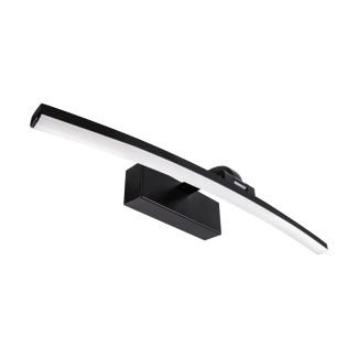 Oprawa ścienna LED MAMBA kinkiet łazienkowy lampa 8W 4100K 540lm 140° IP44 czarna STRUHM 03883