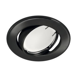 Pierścień ozdobny BONO C do opraw wpuszczanych downlight LED GU10/MR16 50W czarny STRUHM 03977