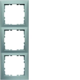Ramka potrójna pion/poziom aluminium B.Kwadrat Berker 5310138994