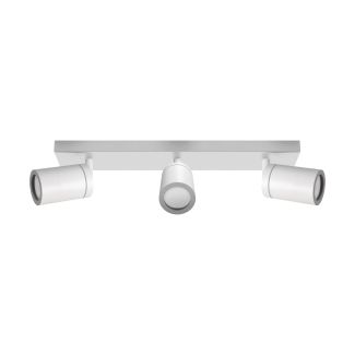 Oprawa lampa ścienno-sufitowa TENOR GU10 kinkiet reflektor 3x20W IP44 biała STRUHM 04072