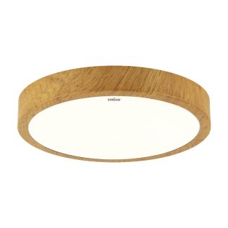 Oprawa plafon LED ATUT lampa 36W 4100K 2520lm 140° IP44 dąb STRUHM 04153