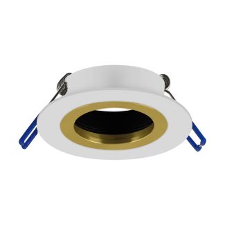 Oprawa downlight PLUTO GU10 lampa punktowa 35W biały/złoty STRUHM 04236