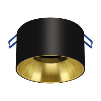 Pierścień ozdobny PANAMA C do opraw downlight LED GU10/MR16 35W czarny/złoty STRUHM 04272