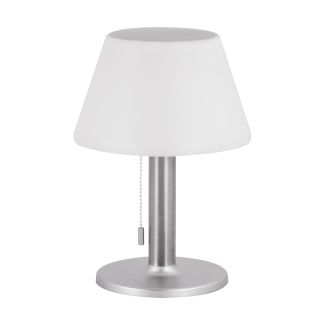 Lampka stołowa solarna LED PELAGIA 2W z akumulatorem 3,7V DC 1200mAh IP44 biały/chrom STRUHM 04371