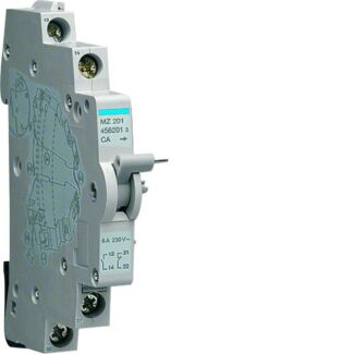 Styk pomocniczy do wyłączników MCB i RCBO 1NO+1NC 6A 415V Hager MZ201