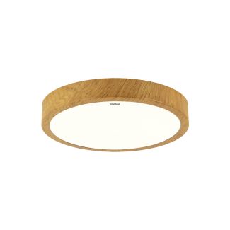 Oprawa plafon LED ATUT lampa 18W 4100K 1260lm 140° IP44 dąb STRUHM 04149