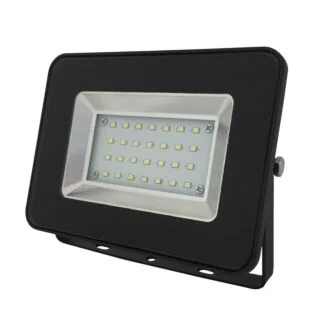 Naświetlacz LED SMD LOFOT 20W 6000K 2050lm 120° IP65 czarny Bemko S-C65-LFS-020BL-6K