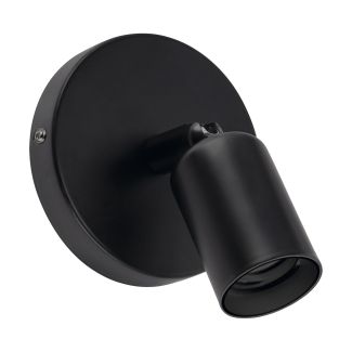 Oprawa ścienno-sufitowa UNO E27 lampa kinkiet reflektor 40W czarna STRUHM 03813