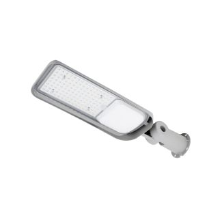 Oprawa uliczna JAZMIN LED cz. zmierzchu 100W 4000K 13500lm IP65 jasnoszara Bemko C82-JAZ-100LG-4K-DS