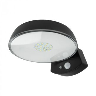 Oprawa elewacyjna solarna kinkiet LED SOE-4 1,2W 4000K 20/85/180lm IP65 czarna Eco Light EC20118