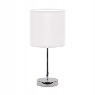 Lampka stołowa ANGES WHITE E14 40W biały/chrom STRUHM 03146