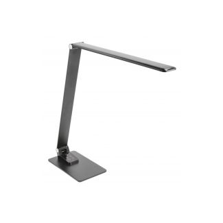 Lampka biurkowa LED Leneos z gniazdem USB ściemnialna 12W 700lm czarna GTV LB-LON12W-10-DEC