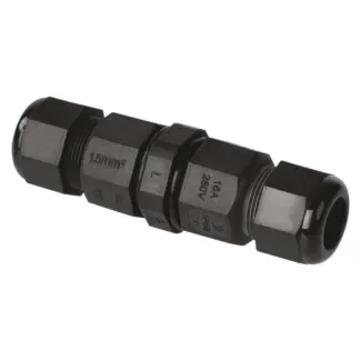 Złącze kablowe konektor mufa IP68 3x0,75-2,5mm2 30A 230V czarny EMOS ZS9010