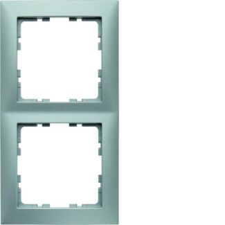 Ramka podwójna pion/poziom aluminium B.Kwadrat Berker 5310128994
