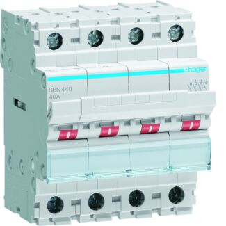 Rozłącznik izolacyjny 4P 40A 400V Hager SBN440